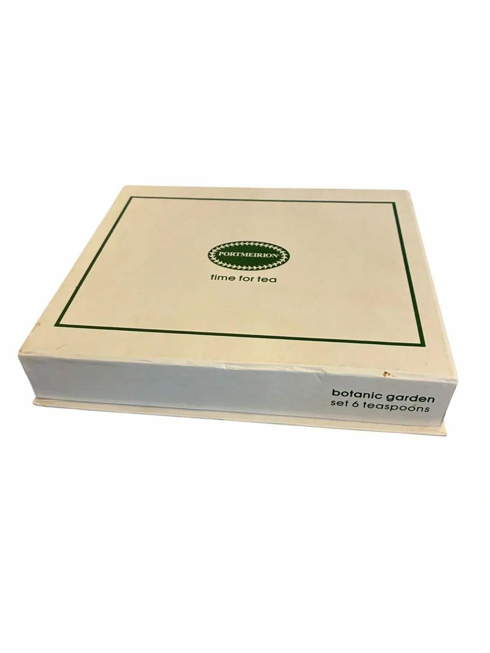 Portmeirion Botanic Garden Set of 6 Teaspoons Ceramic Floral Handles In Box